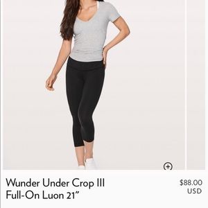 Lululemon Wunder Under Leggings